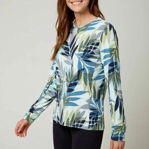 Hang Ten UV Protection UPF 50+ Quick Dry Stretch Lady’s Swim Top - Medium